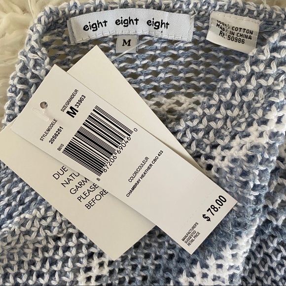 NWT right eight eight knitted sweater - Picture 7 of 7